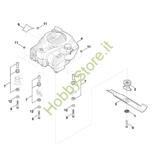 Picture of D - Motore, lama RM 448.0 PC