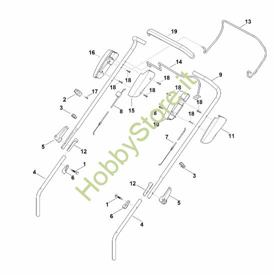 Picture of A - Manubrio RM 448.0 T