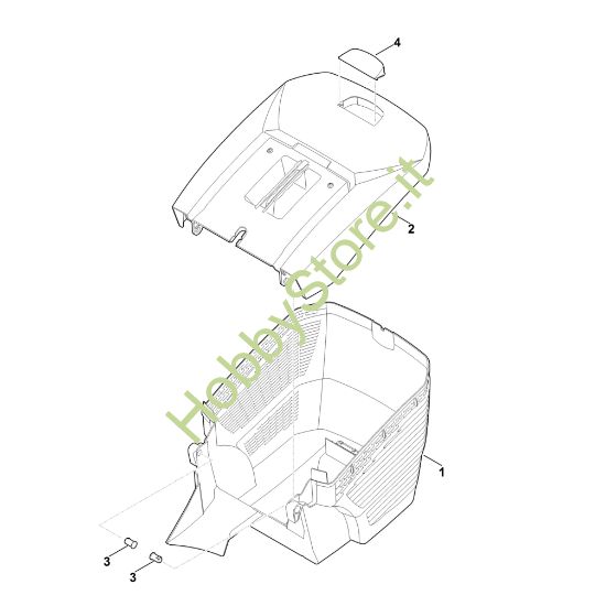 Picture of E - Cesto raccolta erba RM 448.0 TX