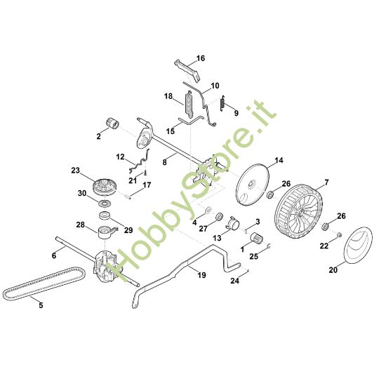 Picture of C - Regolazione altezza asse posteriore RM 448.0 VC
