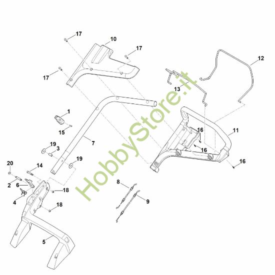 Picture of A - Manubrio RM 448.1 PC