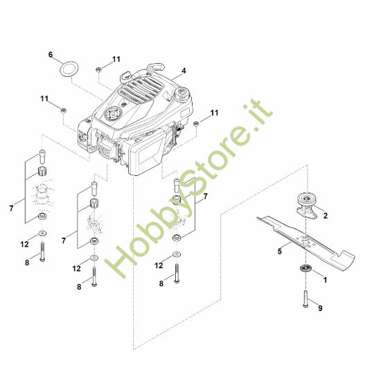 Picture of D - Motore, lama RM 448.1 PC