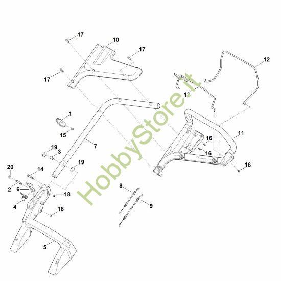 Picture of A - Manubrio RM 448.1 TC