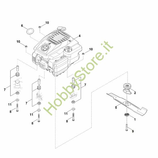 Picture of D - Motore, lama RM 448.1 TC