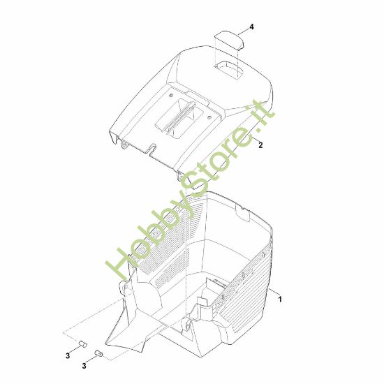 Picture of E - Cesto raccolta erba RM 448.1 TX
