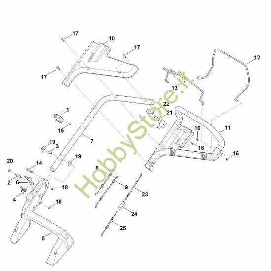 Picture of A - Manubrio RM 448.1 VC