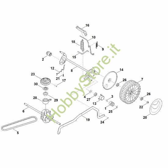 Picture of C - Regolazione altezza asse posteriore RM 448.1 VC