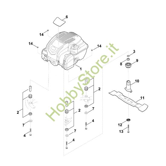 Picture of F - Motore, lama RM 545.0 VM