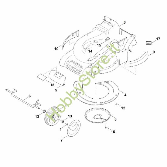 Picture of D - Scocca, asse anteriore RM 545.0 VR