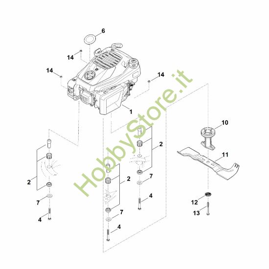 Picture of F - Motore, lama RM 545.1