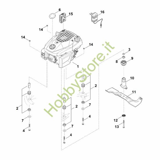 Picture of F - Motore, lama RM 545.1 VE
