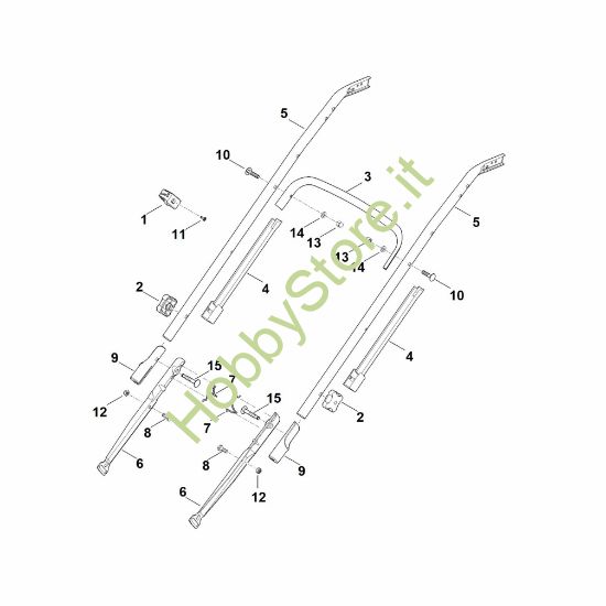 Picture of B - Parte inferiore manubrio RM 545.1 VM