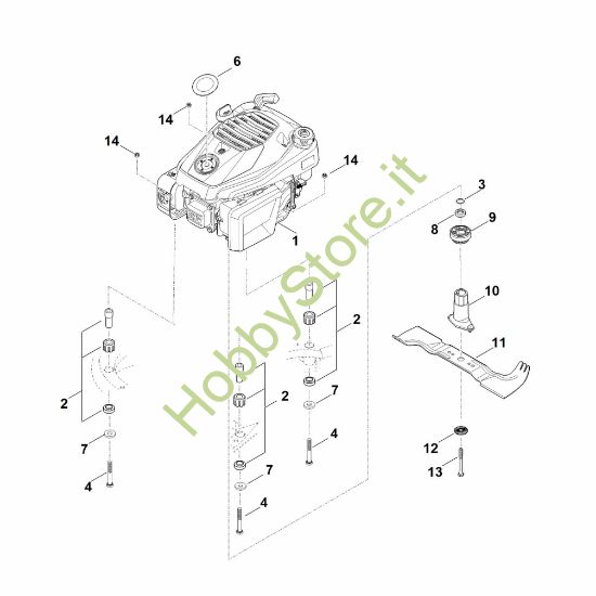 Picture of F - Motore, lama RM 545.1 VR