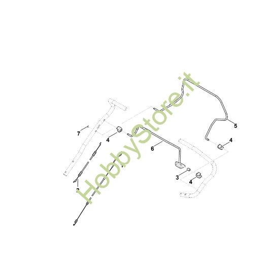 Picture of A - Parte superiore manubrio RM 650.0 T