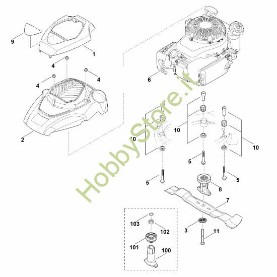 Picture of F - Motore, lama RM 650.0 T