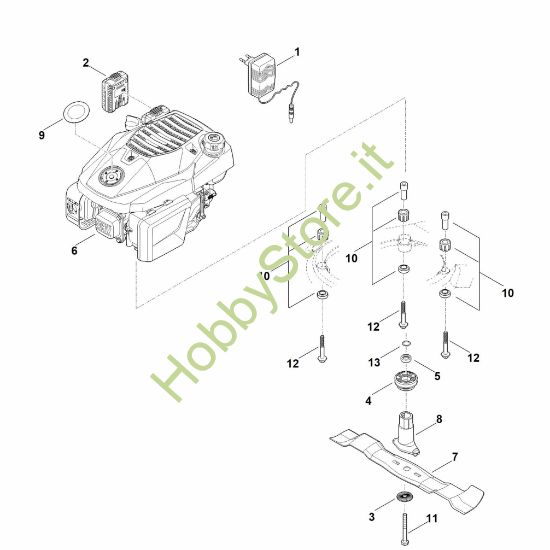 Picture of F - Motore, lama RM 650.1 VE