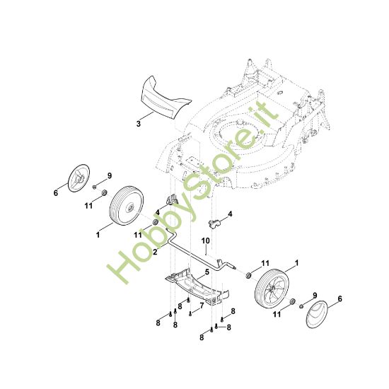 Picture of D - Asse anteriore, copertura RM 655.0 VS