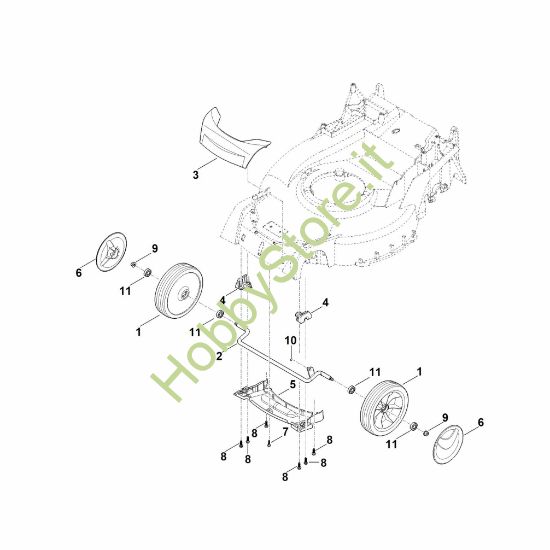 Picture of D - Asse anteriore, copertura RM 655.1 VS