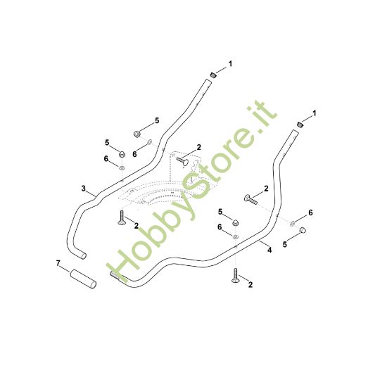 Picture of B - Parte inferiore manubrio RMA 2.0 RP