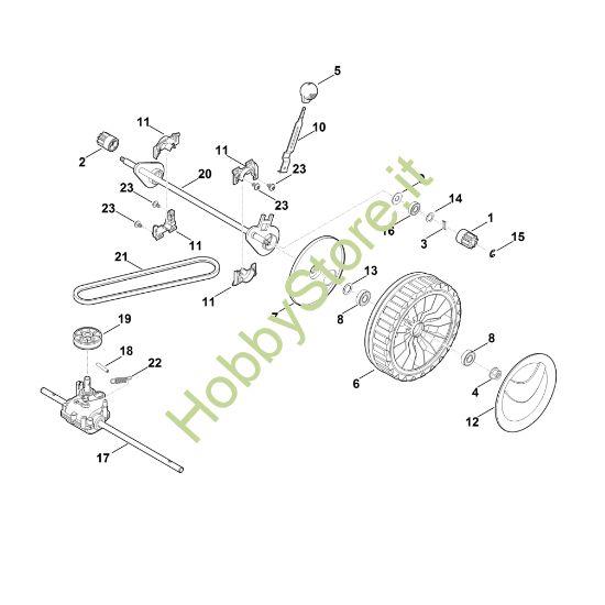 Picture of D - Asse anteriore, Cambio RMA 2.0 RT