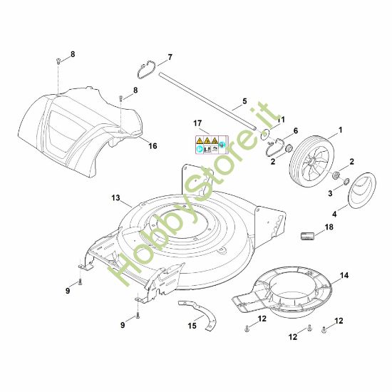 Picture of C - Scocca, asse posteriore RMA 2.2 RPV