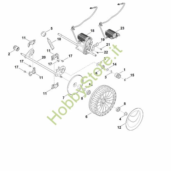 Picture of D - Asse anteriore, Cambio RMA 2.2 RV