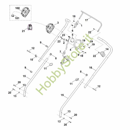Picture of A - Manubrio RMA 235.0