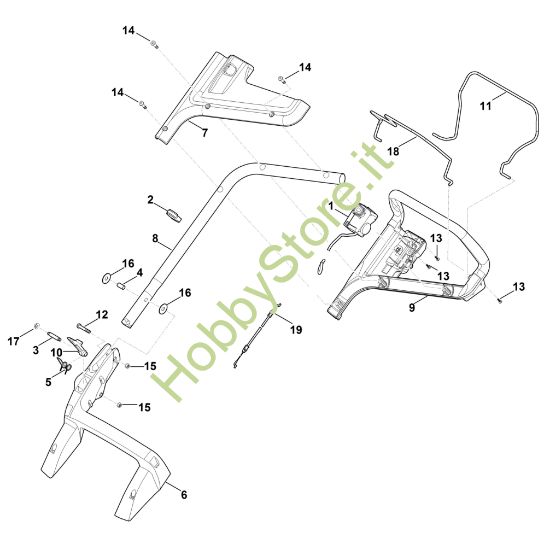 Picture of A - Manubrio RMA 443.0 PC
