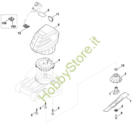 Picture of D - Motore, lama RMA 443.0 TC