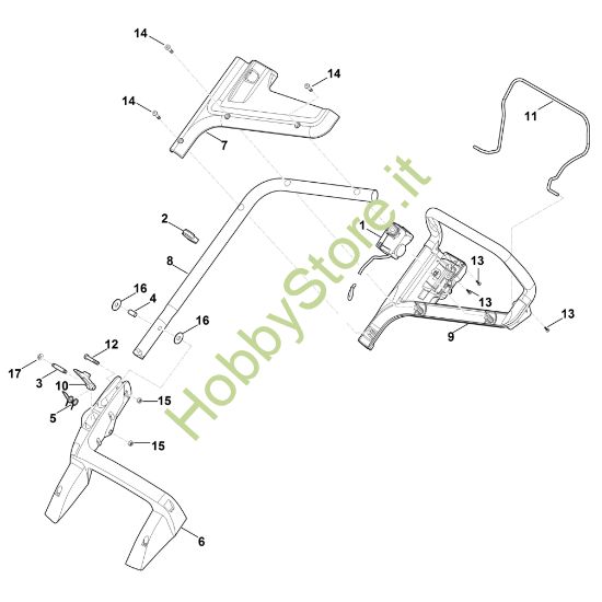 Picture of A - Manubrio RMA 443.1 C