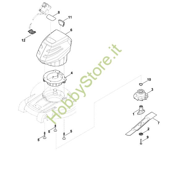 Picture of D - Motore, lama RMA 443.1 TC
