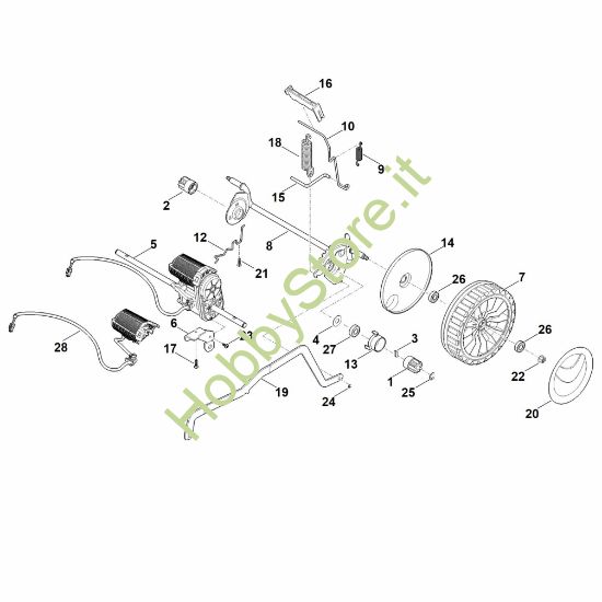 Picture of C - Carrello, impostazione in alto RMA 443.2 PV