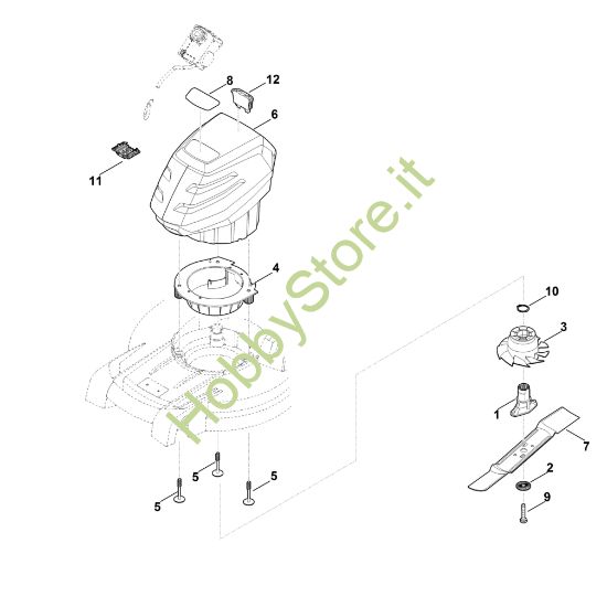 Picture of D - Motore, lama RMA 448.0 PC