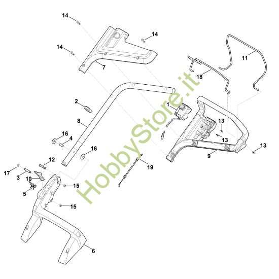 Picture of A - Manubrio RMA 448.1 PC