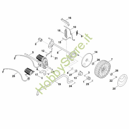 Picture of C - Carrello, impostazione in alto RMA 448.2 PV