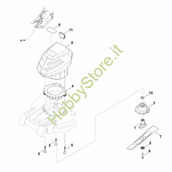 Picture of D - Motore, lama RMA 448.2 PV
