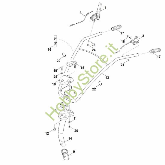 Picture of A - Manubrio MH 445.1