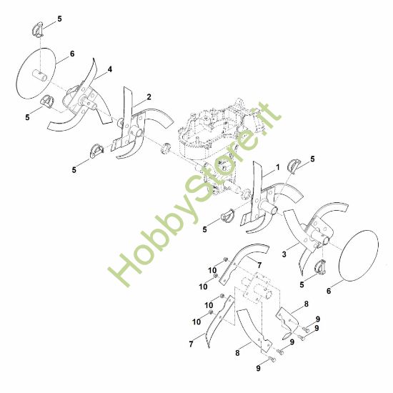 Picture of F - Set di zappatura MH 445.1