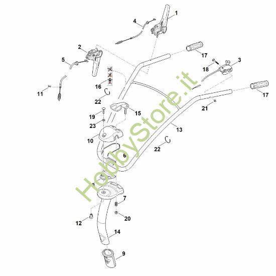 Picture of A - Manubrio MH 445.1 R