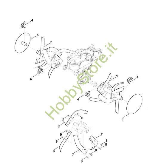 Picture of F - Set di zappatura MH 560.0