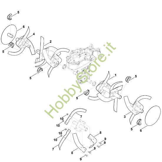 Picture of F - Set di zappatura MH 585.0