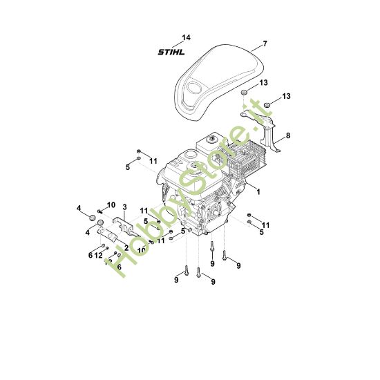 Picture of B - Motore MH 610.0