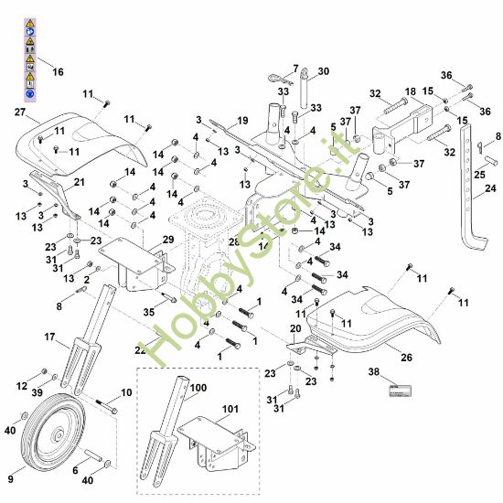 Picture of C - Copertura, Autotelaio MH 700.1
