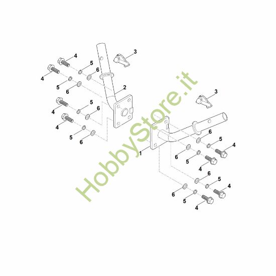 Picture of A - Adattatore per trasporto zappetta AHT 600.0