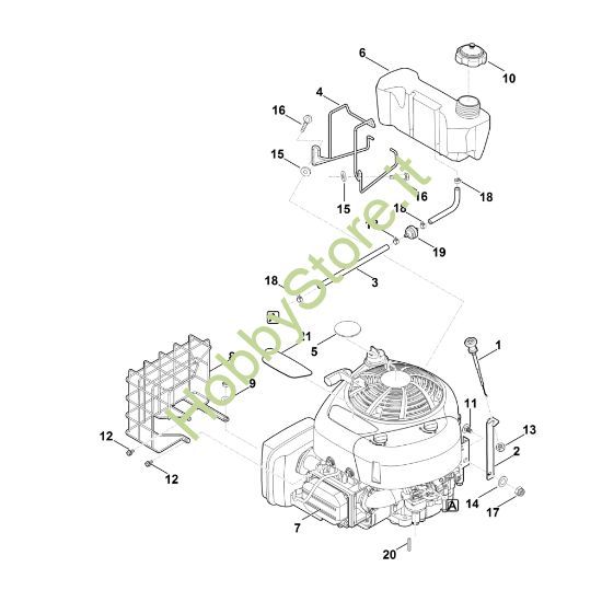 Picture of C - Motore, serbatoio GH 460.0 C