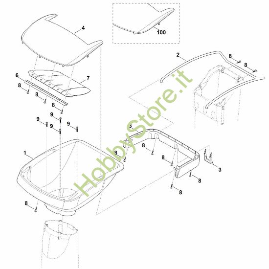 Picture of A - Parte superiore imbuto ATO 400.0