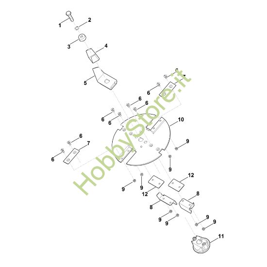 Picture of D - Gruppo lame GHE 260.0