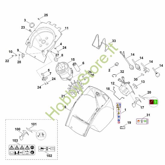Picture of C - Corpo, Elettromotore GHE 355.0