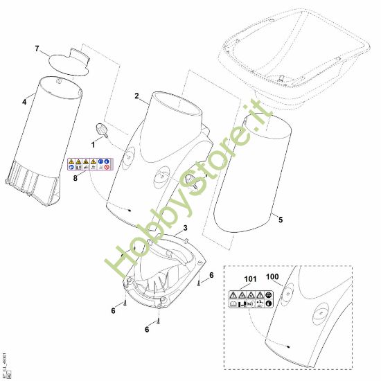 Picture of B - Parte inferiore imbuto GHE 375.0