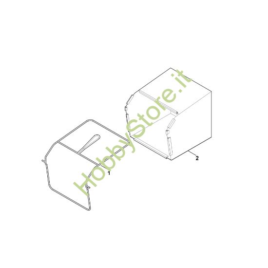 Picture of F - Cesto raccolta erba RLA 240.0